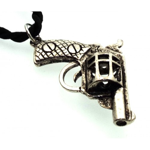 Metal Handgun Design Pendant